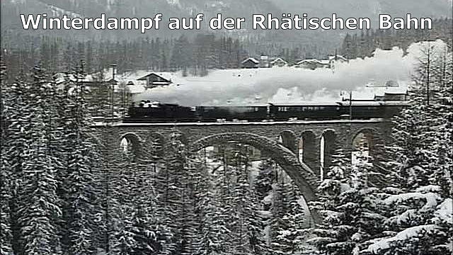 Bahnnostalgie: Winterdampf bei der RhB